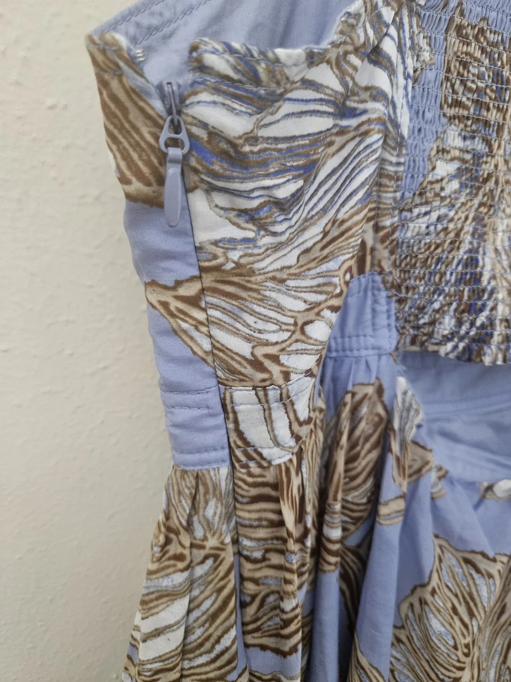 Banana Republic Light Blue Floral Cutout Maxi Sundress Size 14 New - Picture 8 of 16